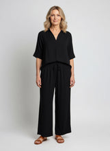 Load image into Gallery viewer, 8073 Relaxed Collared Top & 8077 Wide-Leg Pants Set