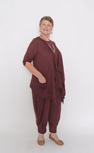 Load image into Gallery viewer, 7142 Waterfall Cardi Chocolate
