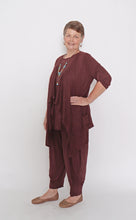 Load image into Gallery viewer, 7142 Waterfall Cardi Chocolate