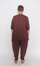 Load image into Gallery viewer, 7142 Waterfall Cardi Chocolate