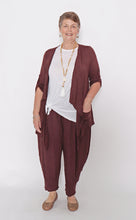 Load image into Gallery viewer, 7142 Waterfall Cardi Chocolate