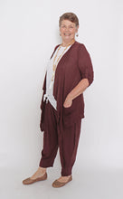 Load image into Gallery viewer, 7142 Waterfall Cardi Chocolate