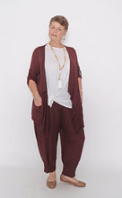 Load image into Gallery viewer, 7142 Waterfall Cardi Chocolate
