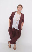 Load image into Gallery viewer, 7142 Waterfall Cardi Chocolate