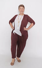 Load image into Gallery viewer, 7142 Waterfall Cardi Chocolate