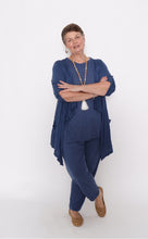Load image into Gallery viewer, 7142 Waterfall Cardi Denim