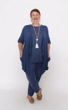 Load image into Gallery viewer, 7142 Waterfall Cardi Denim