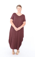 Load image into Gallery viewer, 7446 Chocolate Tie Dress