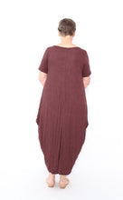 Load image into Gallery viewer, 7446 Chocolate Tie Dress