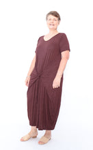 Load image into Gallery viewer, 7446 Chocolate Tie Dress