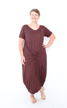 Load image into Gallery viewer, 7446 Chocolate Tie Dress