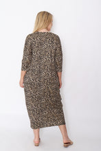 Load image into Gallery viewer, 7849 Khaki Leopard dress
