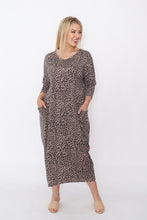 Load image into Gallery viewer, 7849 Brown Leopard dress