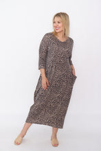 Load image into Gallery viewer, 7849 Brown Leopard dress