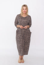 Load image into Gallery viewer, 7849 Brown Leopard dress
