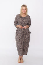 Load image into Gallery viewer, 7849 Brown Leopard dress