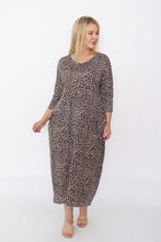 Load image into Gallery viewer, 7849 Brown Leopard dress