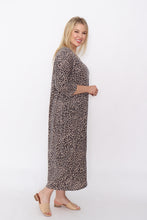 Load image into Gallery viewer, 7849 Brown Leopard dress