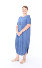 Load image into Gallery viewer, 7963 Denim blue  dress
