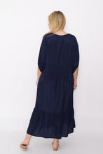 Load image into Gallery viewer, 7943 Flowy dress Navy
