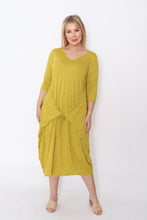 Load image into Gallery viewer, 7618 Mustard Magic Tie dress