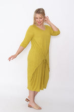 Load image into Gallery viewer, 7618 Mustard Magic Tie dress