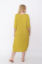 Load image into Gallery viewer, 7618 Mustard Magic Tie dress
