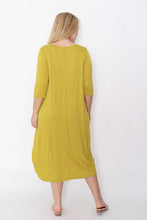 Load image into Gallery viewer, 7618 Mustard Magic Tie dress