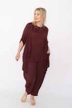 Load image into Gallery viewer, 7142 Cardi, 7761 top &amp; 7718 pants Chocolate
