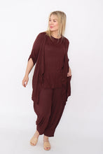 Load image into Gallery viewer, 7142 Cardi, 7761 top & 7718 pants Chocolate