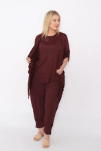 Load image into Gallery viewer, 7142 Cardi, 7761 top & 7718 pants Chocolate