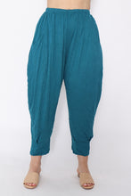 Load image into Gallery viewer, 7986 Teal Crinkle Cotton Square Top & 7718 Comfy pants