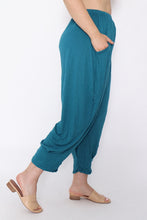 Load image into Gallery viewer, 7986 Teal Crinkle Cotton Square Top & 7718 Comfy pants