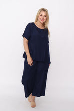 Load image into Gallery viewer, 7983 Wide Let Pant Navy
