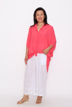 Load image into Gallery viewer, 7451 Melon Hi-Low collar shirt