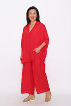 Load image into Gallery viewer, 7735 Christmas Red Wide-Leg Pants