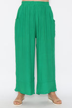 Load image into Gallery viewer, 7735 Christmas Green Wide-Leg Pants