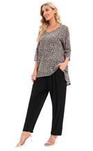 Load image into Gallery viewer, Brown leopard top