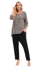 Load image into Gallery viewer, Brown leopard top