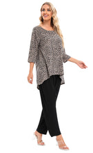 Load image into Gallery viewer, Brown leopard top