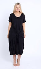 Load image into Gallery viewer, 7446 Black Tie Dress