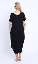 Load image into Gallery viewer, 7446 Black Tie Dress