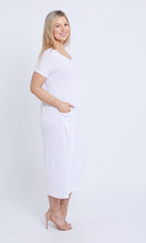 Load image into Gallery viewer, 7643 V-neck Pockets Cotton Dress