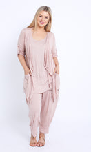 Load image into Gallery viewer, 7142 Waterfall cardi with button up sleeves

