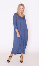 Load image into Gallery viewer, 7618 Navy Magic Tie dress