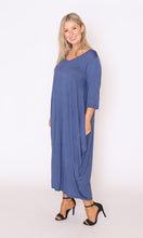 Load image into Gallery viewer, 7618 Navy Magic Tie dress