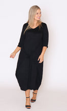 Load image into Gallery viewer, 7618 Black Magic Tie dress