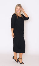 Load image into Gallery viewer, 7618 Black Magic Tie dress