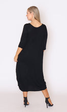 Load image into Gallery viewer, 7618 Black Magic Tie dress