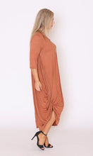 Load image into Gallery viewer, 7618 Rust Magic Tie dress
